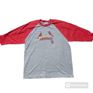 Men's 2006 St. Louis Cardinals 3/4 Sleeve Tee Measurements in description